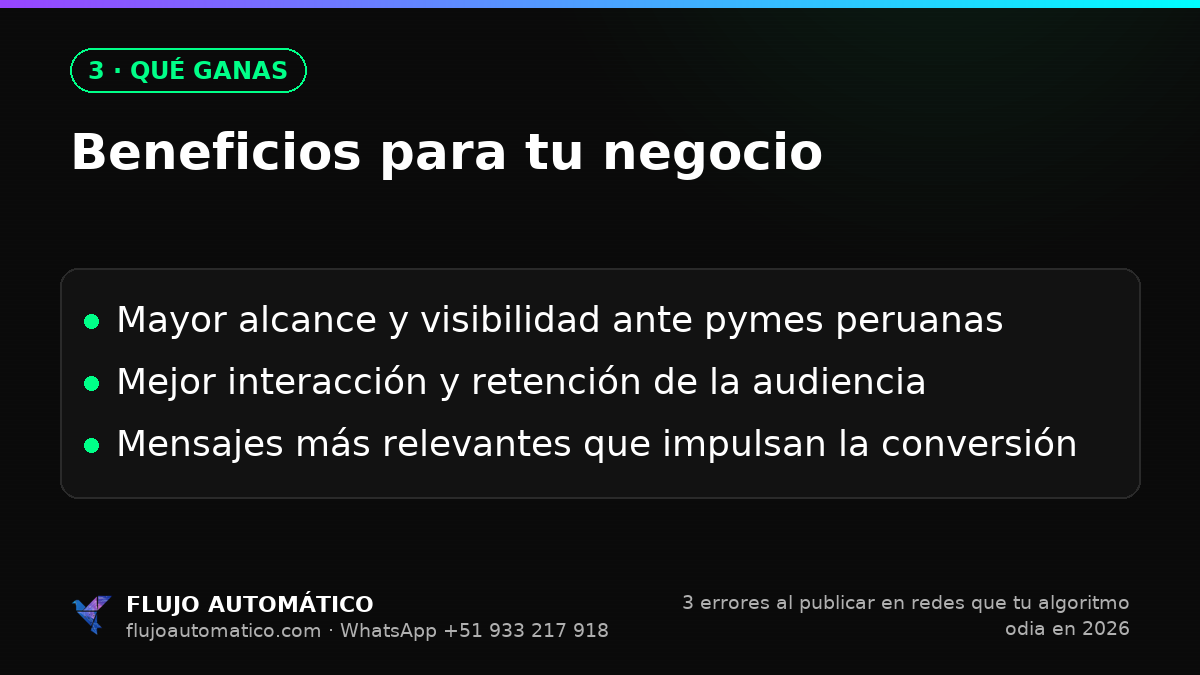Qué ganas: Beneficios para tu negocio