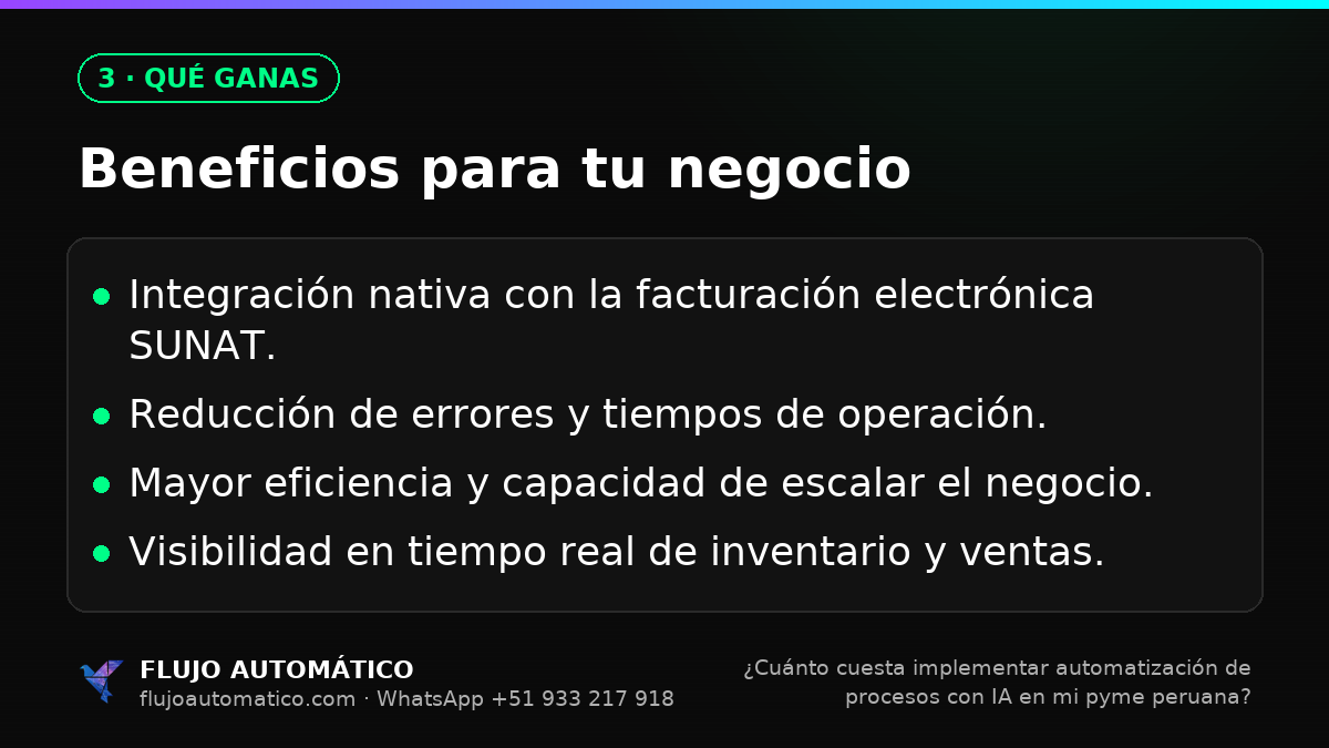 Qué ganas: Beneficios para tu negocio